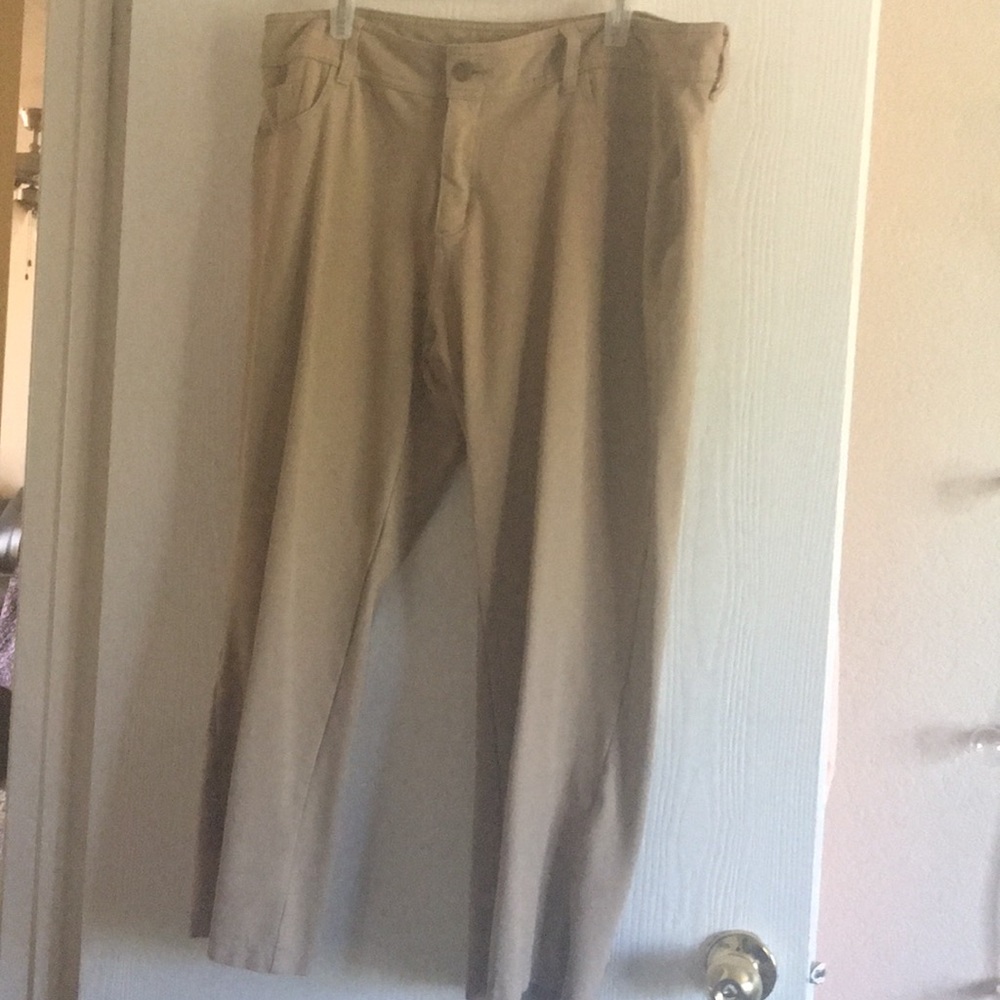 Khaki dress pants, plus size
